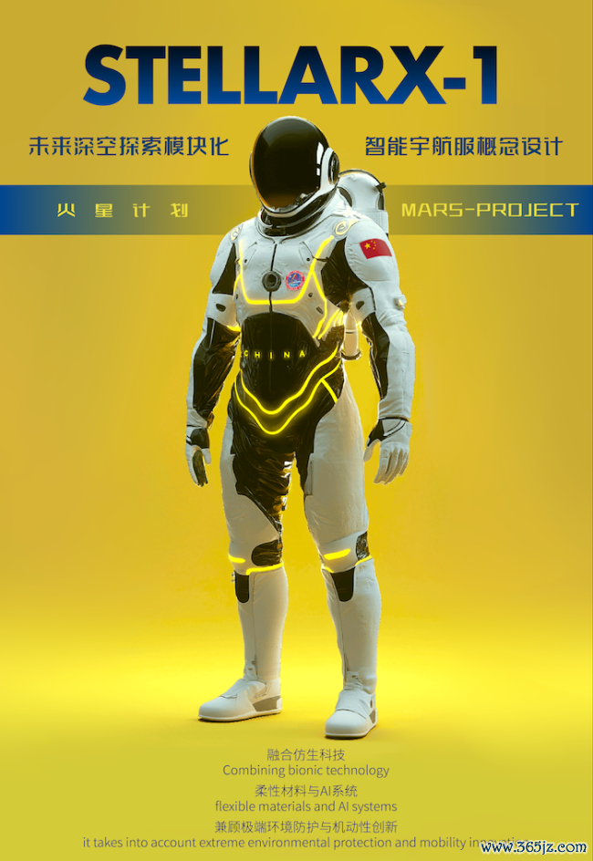 后生作品展——StellarX-1畴前深空探索模块化智能宇航服主意缠绵