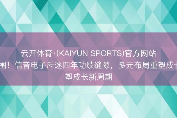 云开体育·(KAIYUN SPORTS)官方网站 并购解围！信音电子斥逐四年功绩缝隙，多元布局重塑成长新周期